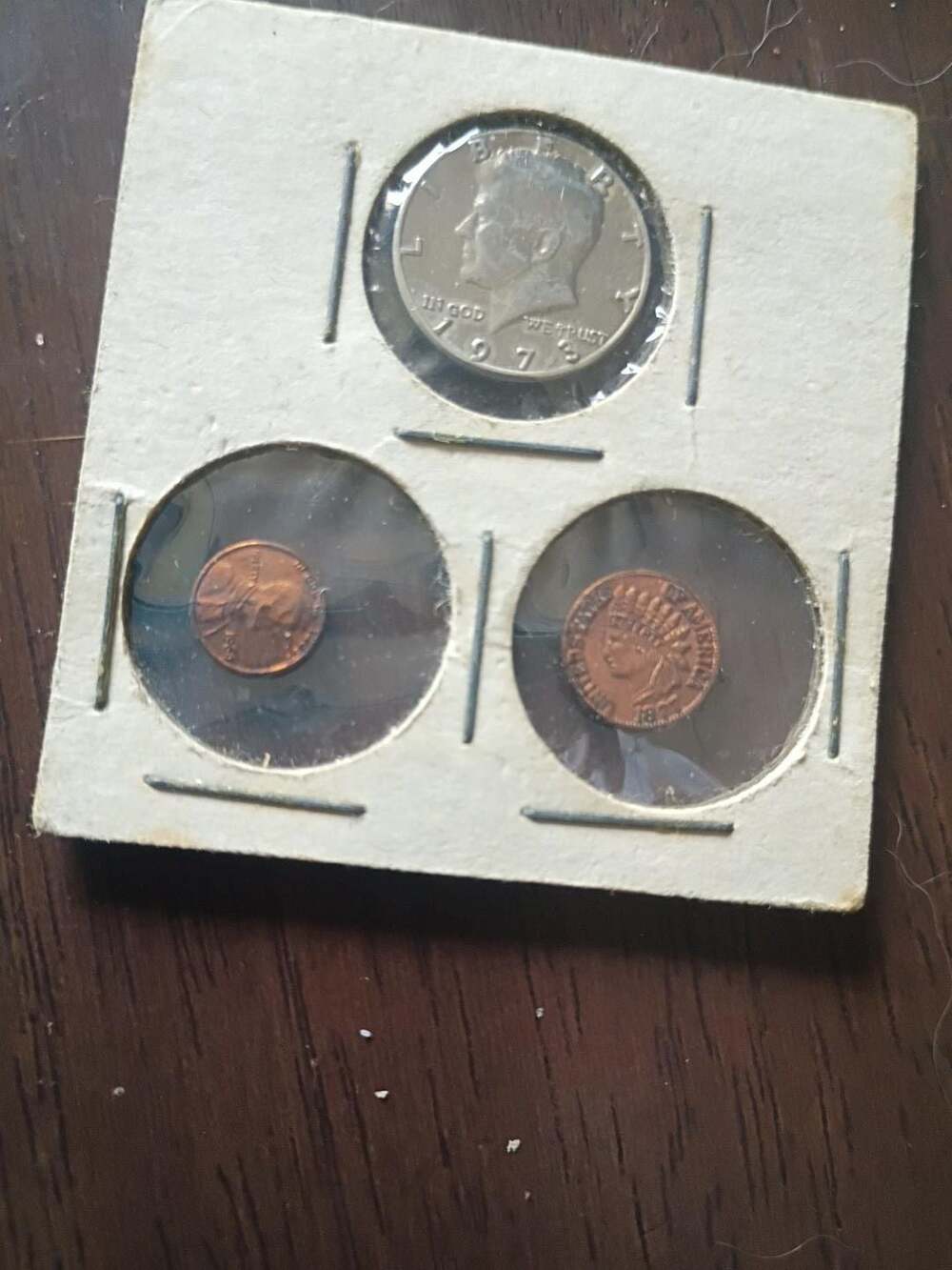 US Mint Miniature Coin Set Kennedy Half Dollar Indian Head Penny
